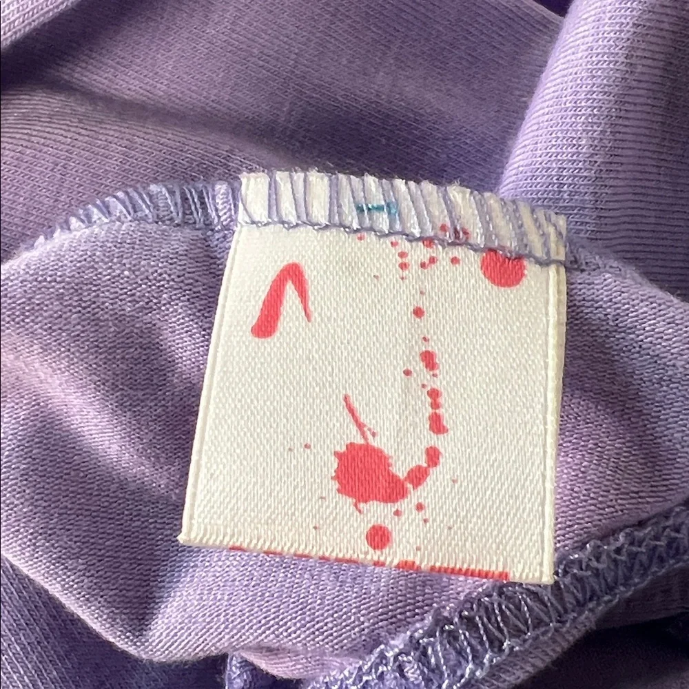Candiotti 80s 90s Roll-Waist Thong Bodywear M NWOT Lavender - Picture 7 of 9